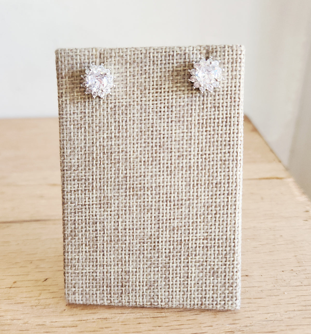 Sterling Silver Sparkle Stud Earrings