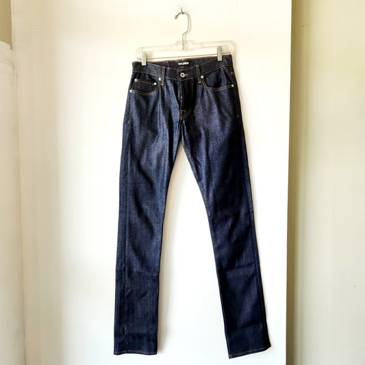 Baldwin Dark Wash Button Fly Jeans - size 28