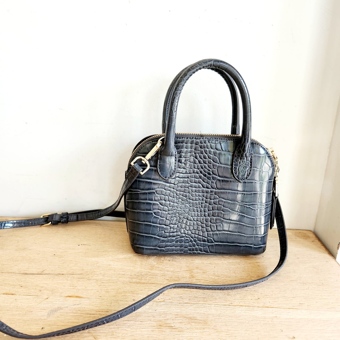 Betsy Johnson Mini Satchel with Crossbody Strap