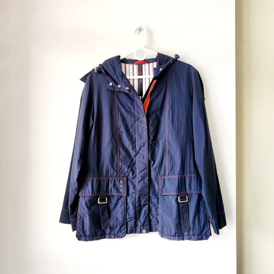 Damo Outdoor Navy Raincoat - size 8