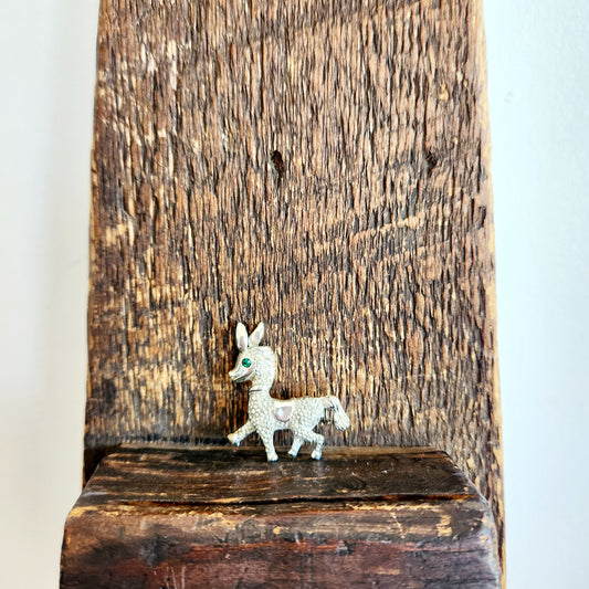 Vintage Mini Donkey Pin