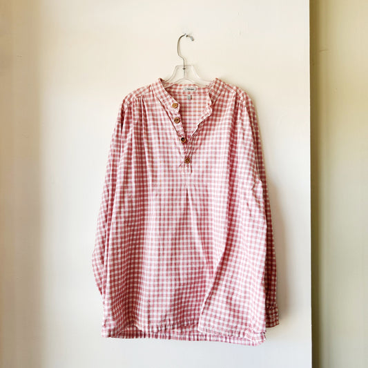 J. Peterman 100% Cotton Pullover Shirt - L