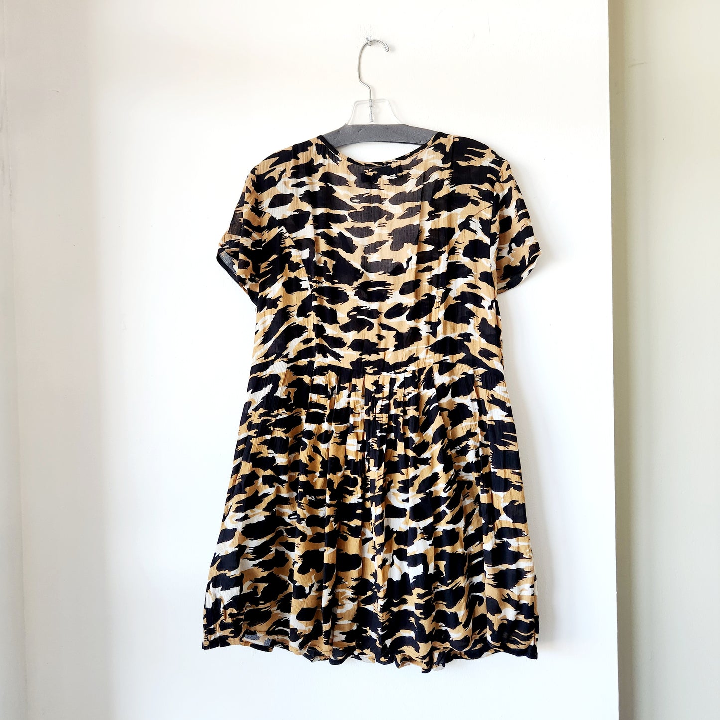 Minkpink Abstract Leopard Minidress - S