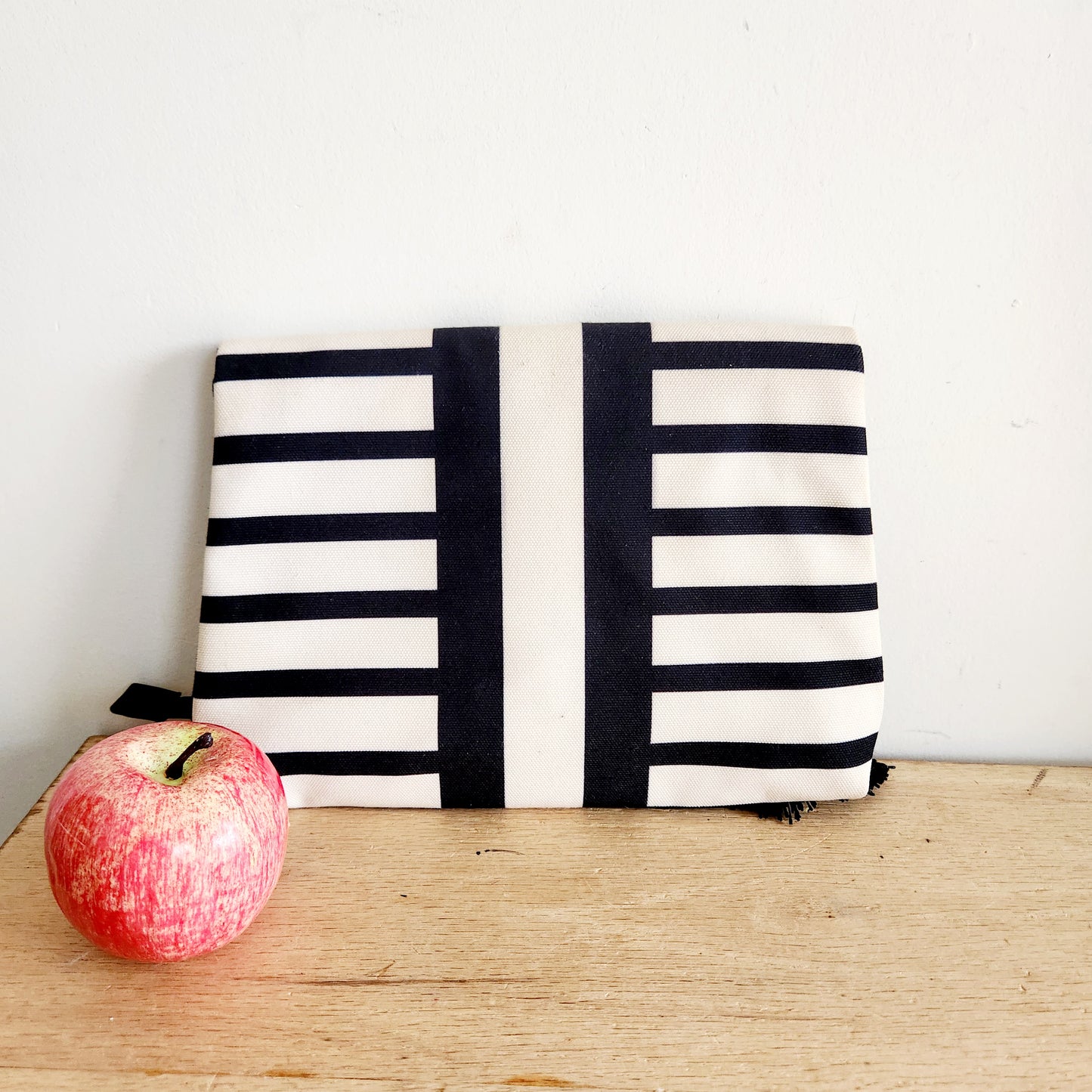 Summer & Rose Striped Foldover Clutch