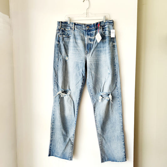 GAP Denim x Cone Denim High Wide Straight Jeans - size 33T - New