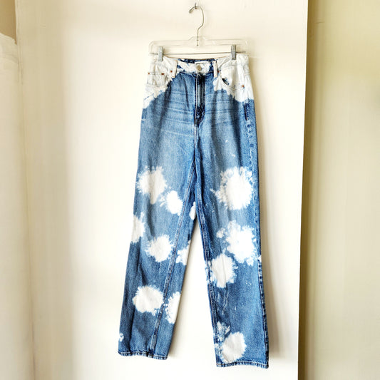 PacSun Bleach Dyed Boyfriend Jeans - size 27