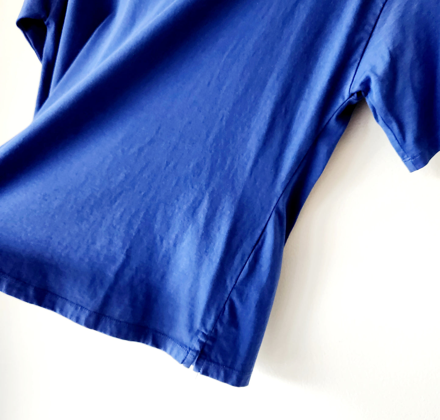 Talbots 100% Pima Cotton Tee with Button Detail - M Petite