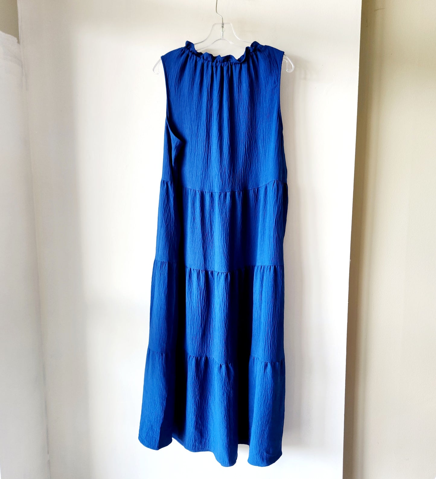 Max Studio Royal Blue Tiered Dress - 1X - New