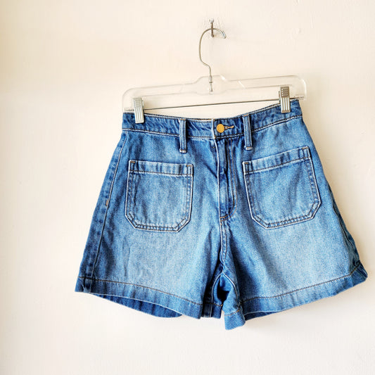 Universal Thread Highest Rise A-Line Shorts with Patch Pockets - size 2