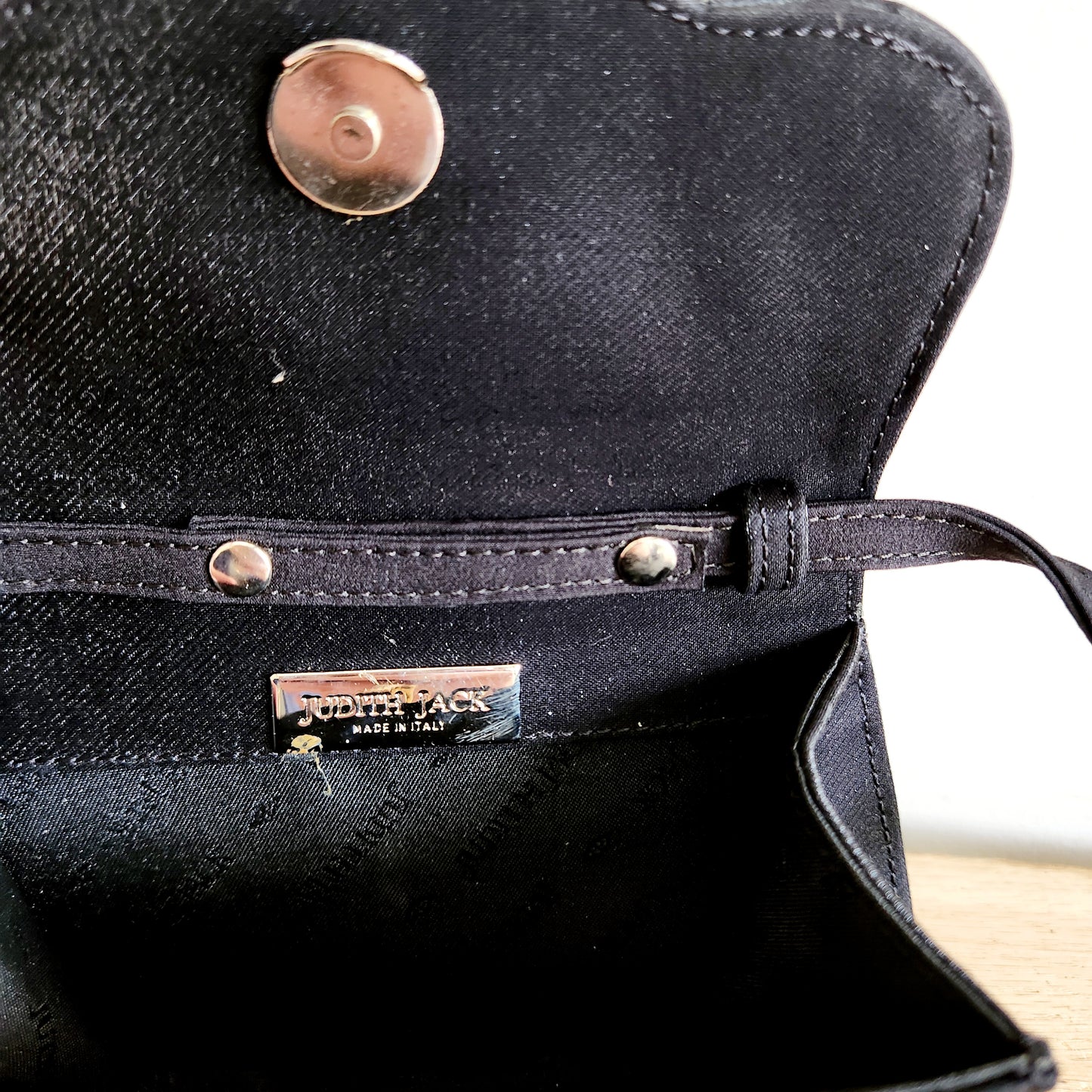 Judith Jack Evening Purse with  Rhinstone Flower