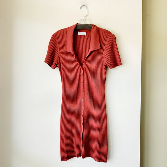 Urban Outfitters Rib Knit Minidress - M