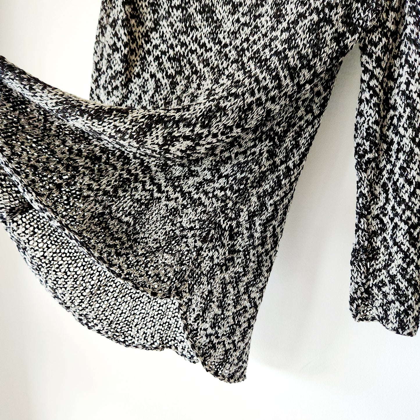 Eileen Fisher Open Knit V-Neck Sweater - S
