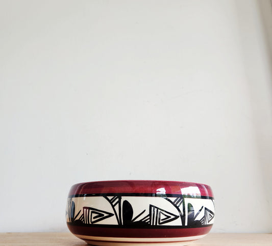 Handmade Ceramic Navajo UTE Mountain Pottery Signed 9"W