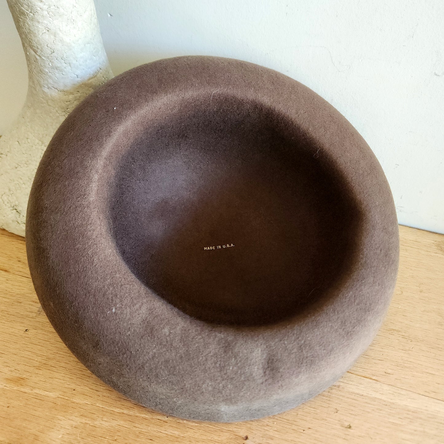 Vintage Hat with Rolled Brim