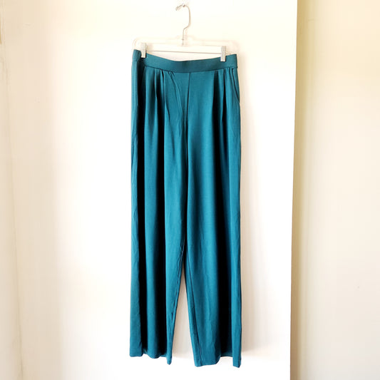 Garnet Hill Jersey Pleat Front Pants - S