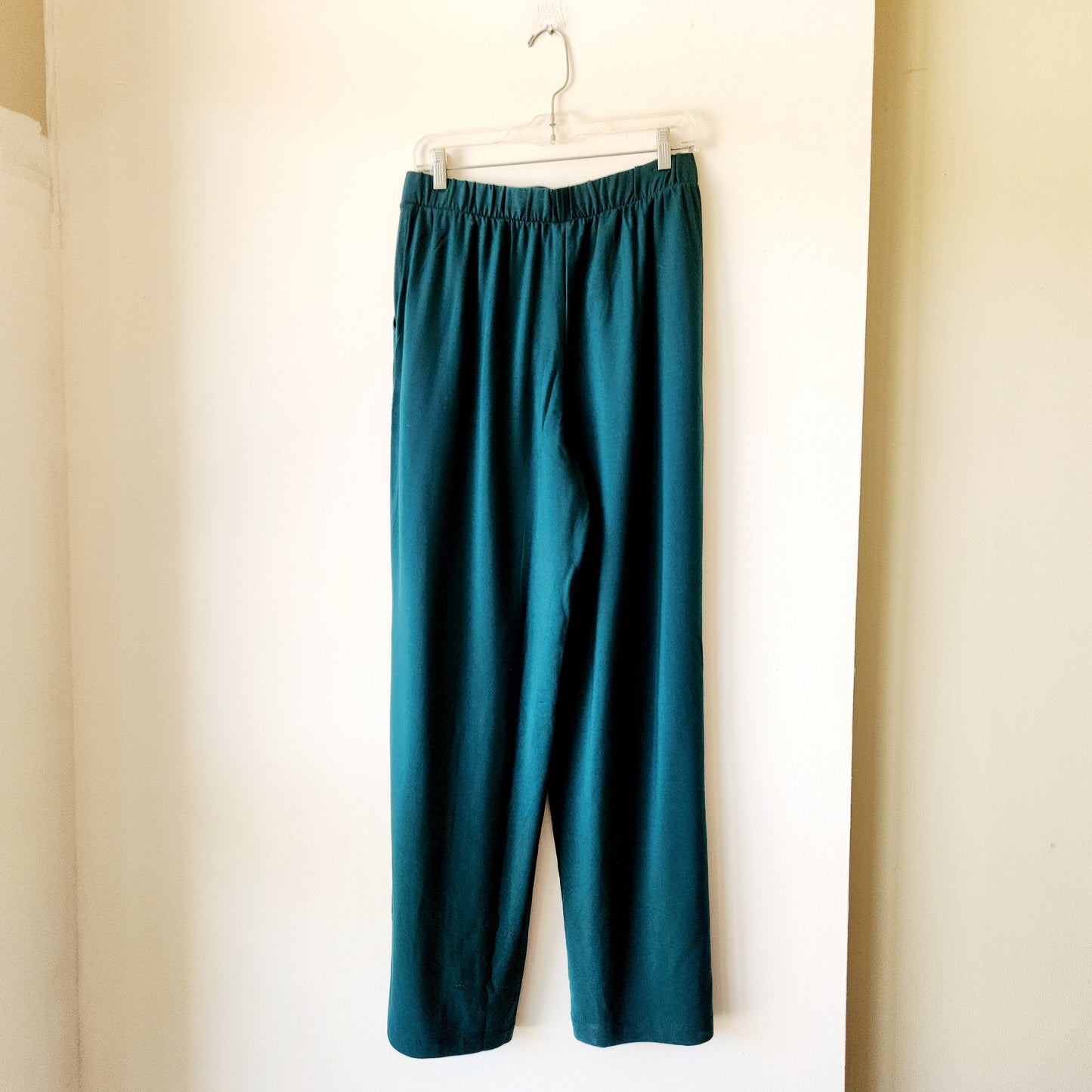 Garnet Hill Jersey Pleat Front Pants - S