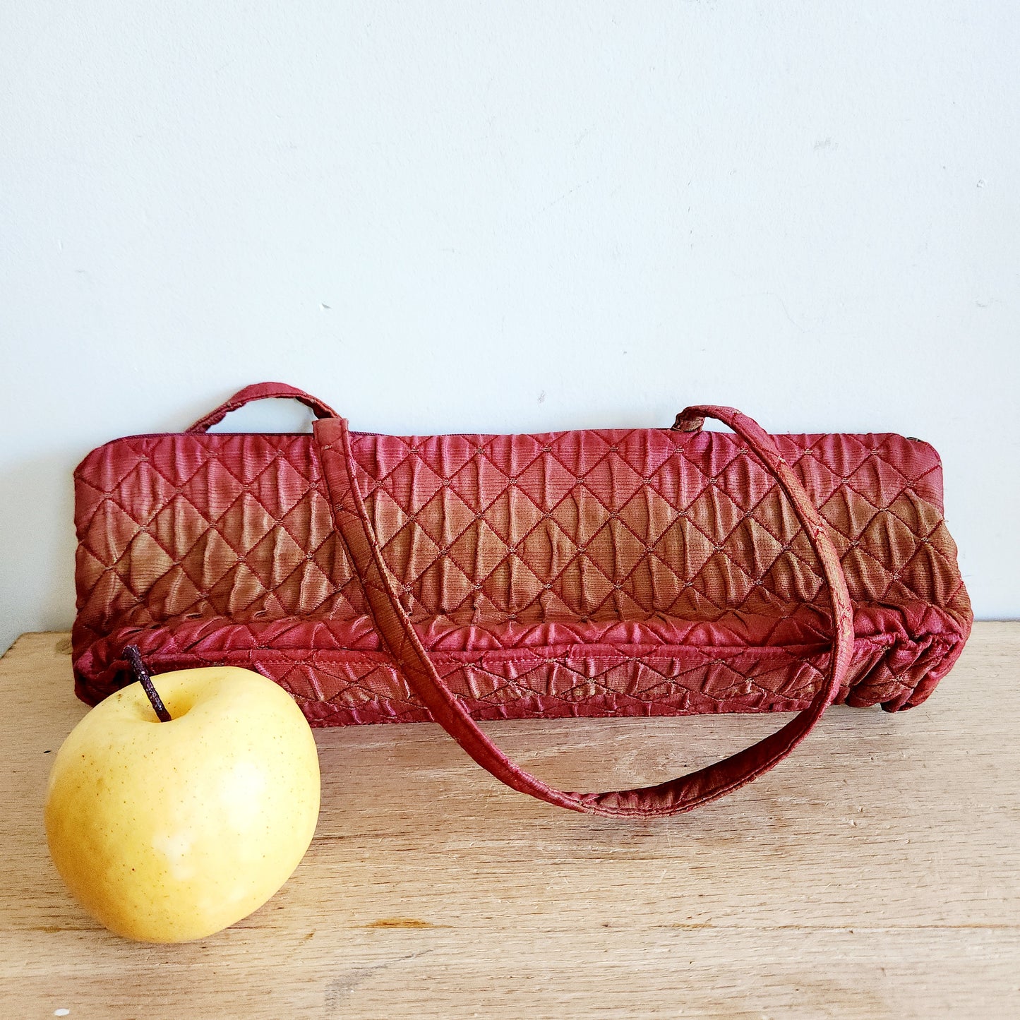 Maruca Cloth Zip Top Purse