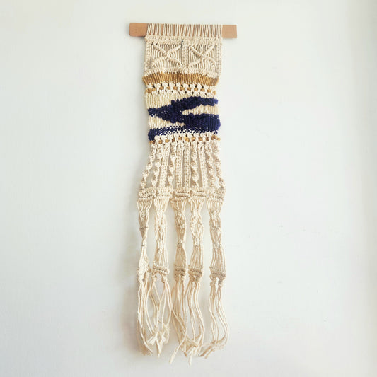 Vintage 24" Macrame Wall Hanging