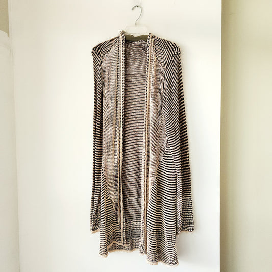 Soft Surroundings Open Knit Longline Cardigan - XL
