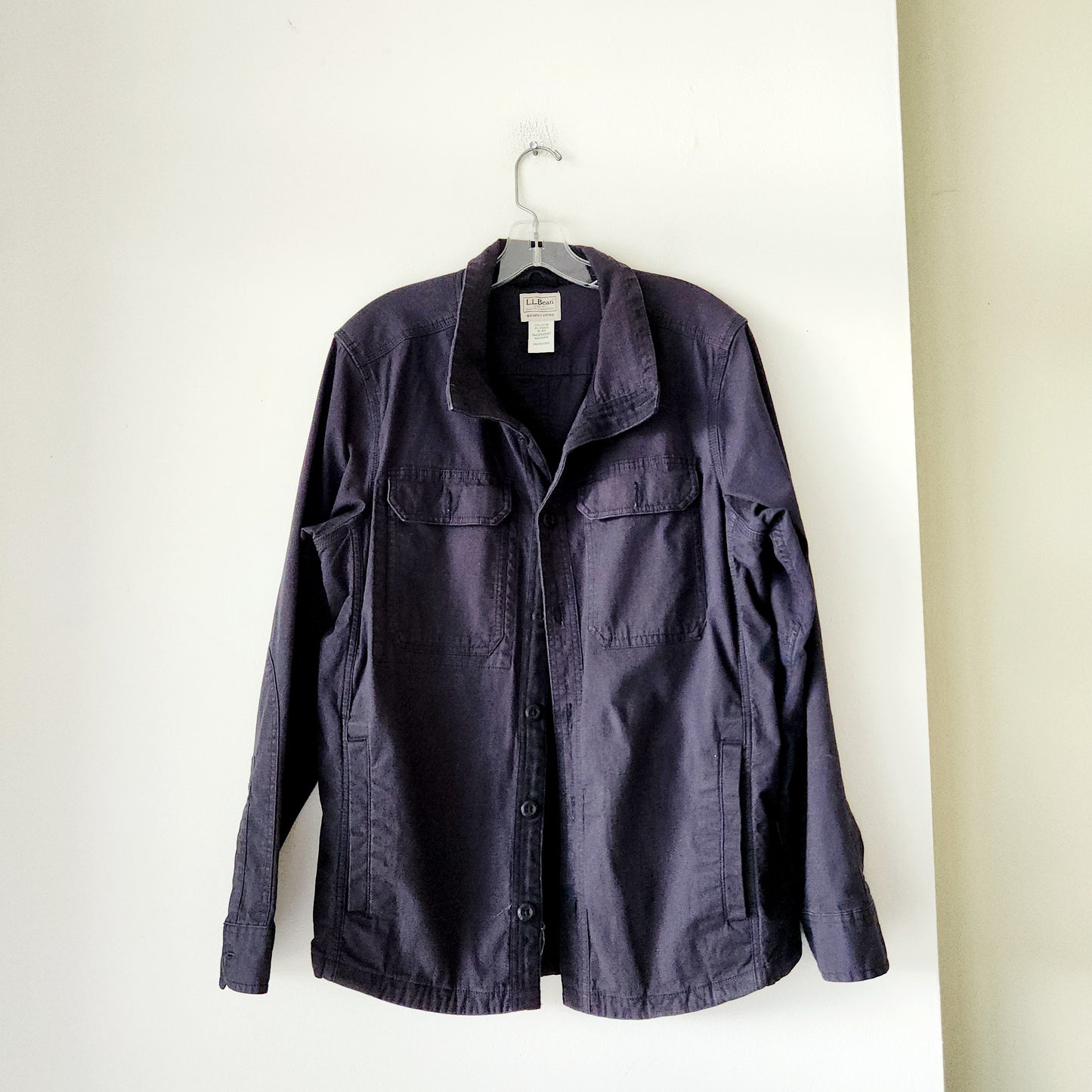 LL Bean Shirt/Jacket with Pockets - M