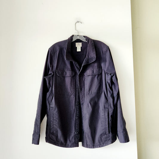 LL Bean Shirt/Jacket with Pockets - M