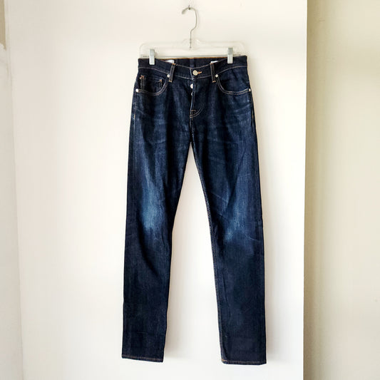 BLDWN Dark Wash Modern Slim Button Fly Jeans - size 29