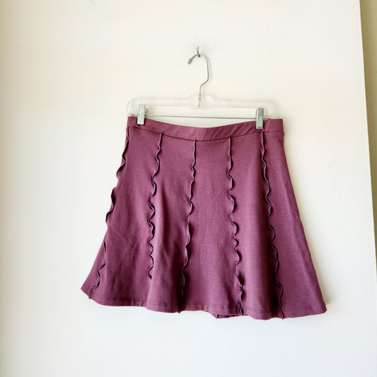 Katrin Leblond Cozy Miniskirt with Seaming Detail - L
