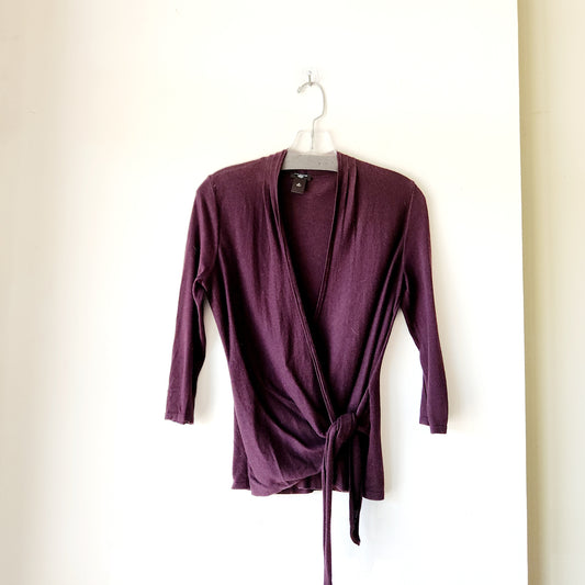 Ann Taylor Wrap Front Top - S Petite