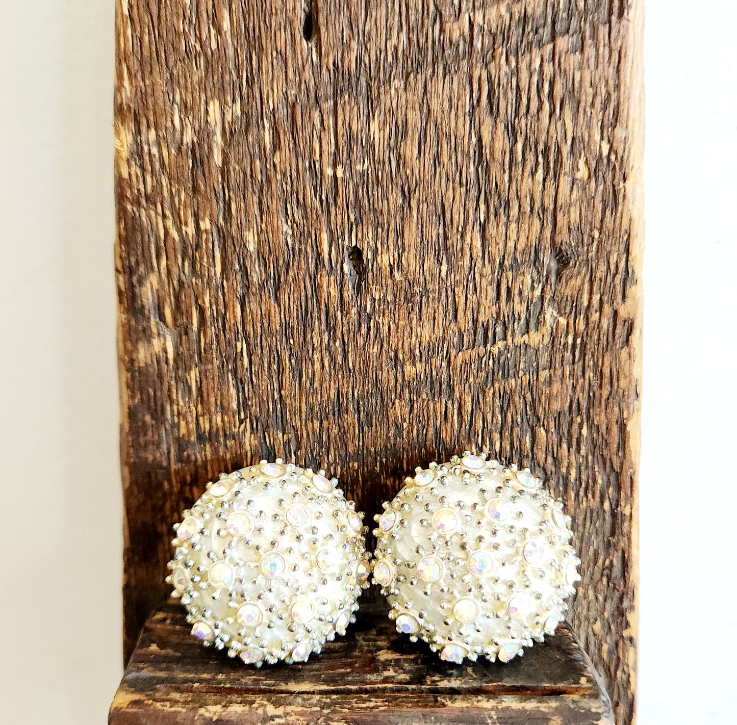 Vintage Oversized Clip On Earrings