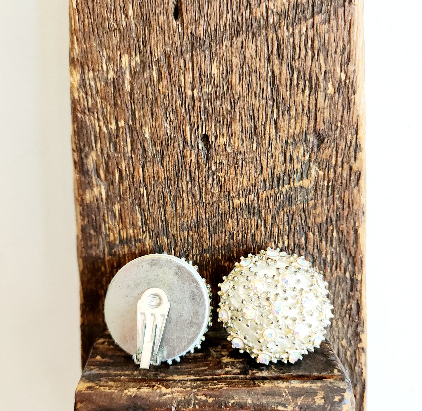 Vintage Oversized Clip On Earrings