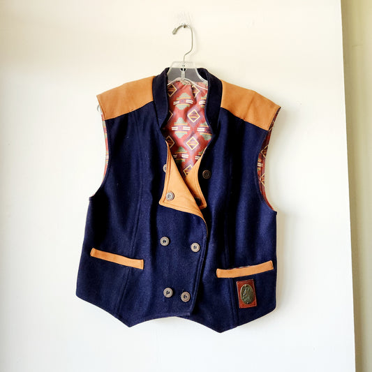 Vintage Sondre Wool Blend Vest - M
