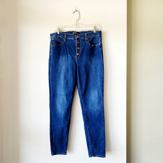 J Crew Mercantile Button Fly Skinny Jeans - size 32