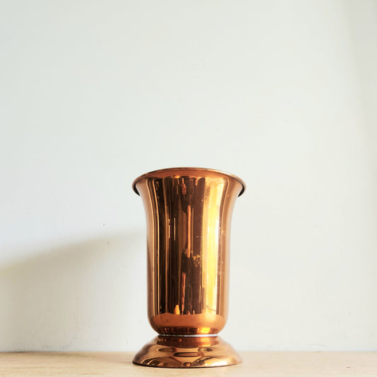 Vintage Copper Guild Vase or Planter 7"