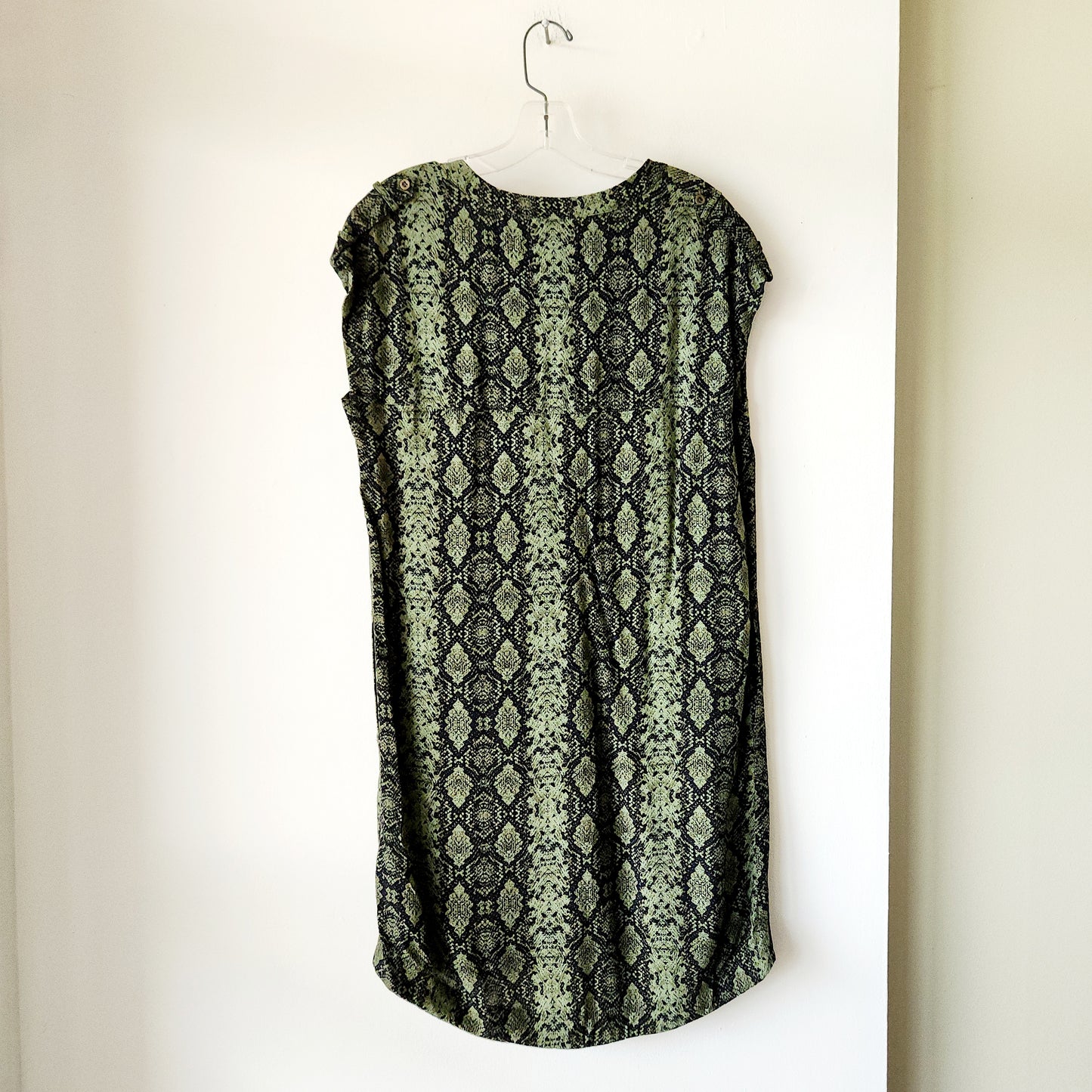 by Anthropologie Snakeskin Print Tunic Dress - XS