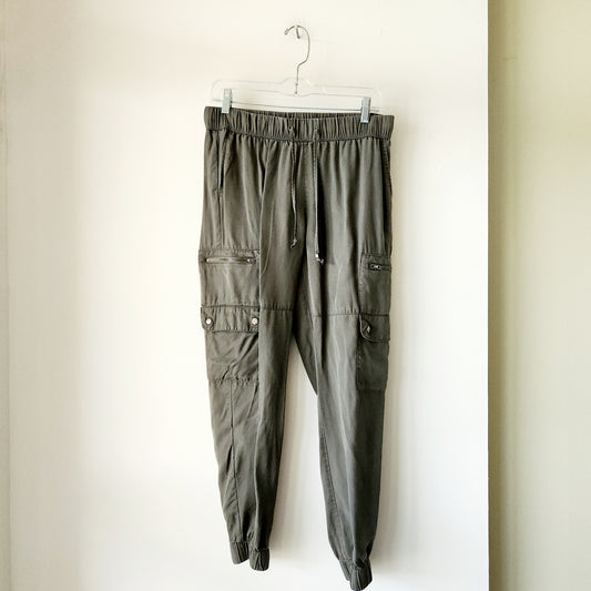 Banana Republic Factory 100% Lyocell Drawstring Cargo Pants - S
