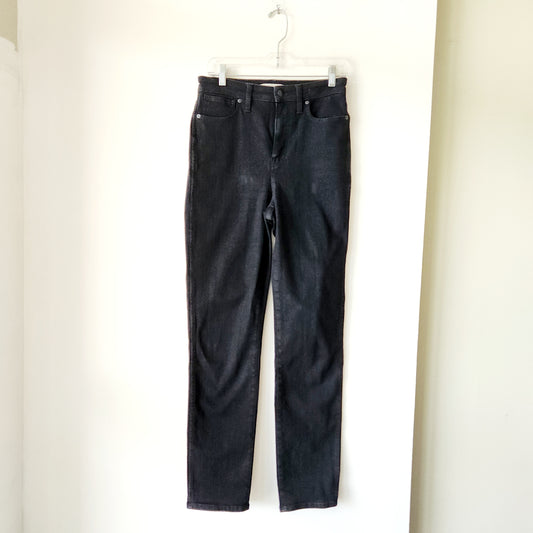 Madewell Black Curvy Stovepipe Jeans - size 28T