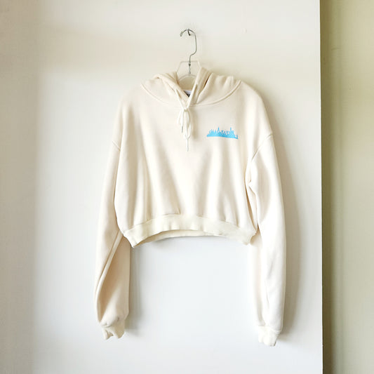 Good Karma Los Angeles Crop Hoodie - XL