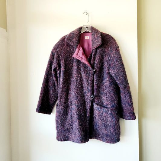Vintage Mondí Pure New Wool Toggle Button Coat - S