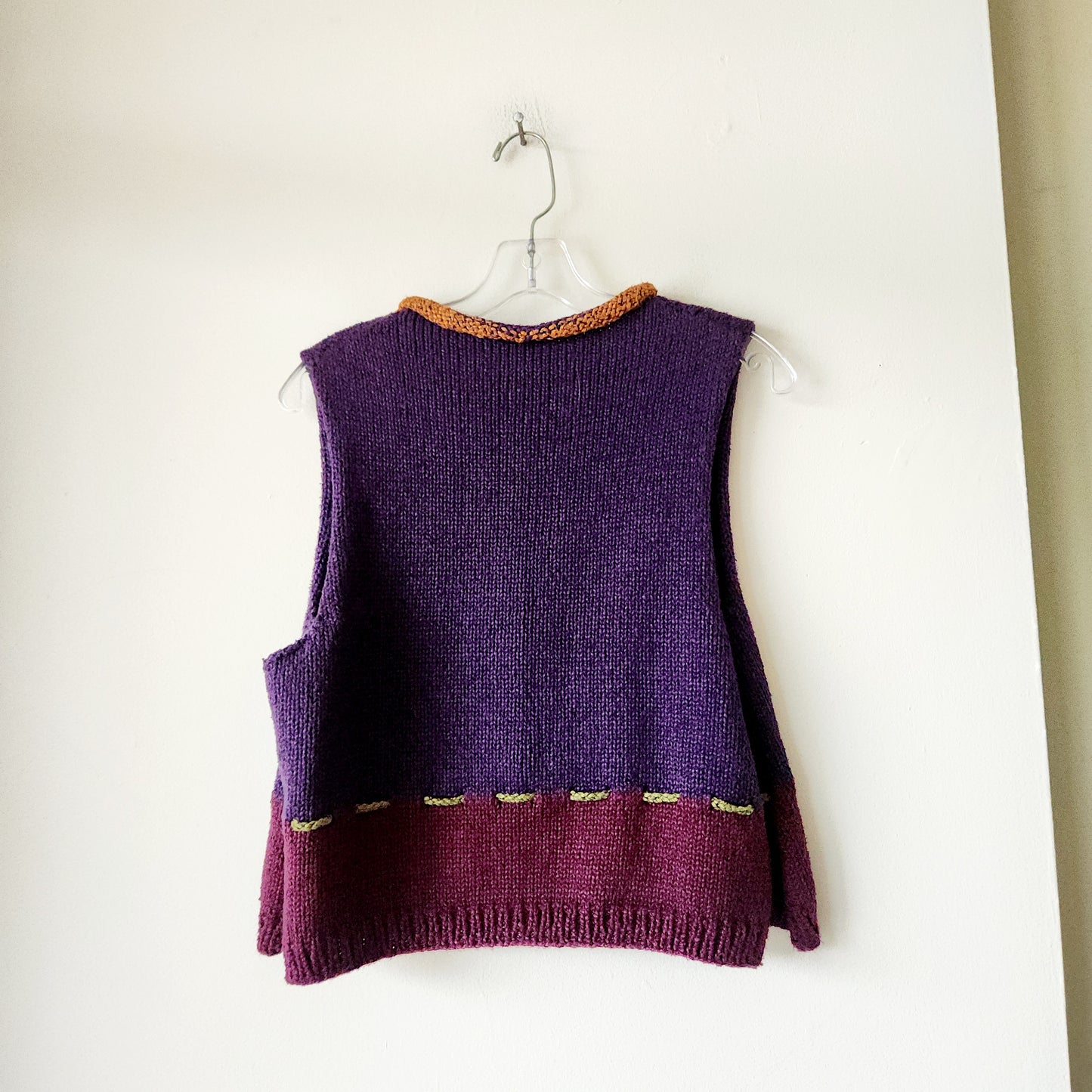 Susan Otterson 100% Cotton Knit Vest - S