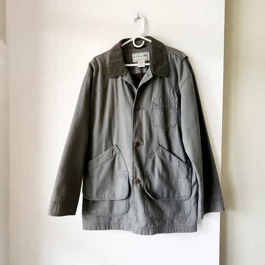 LL Bean 100% Cotton Lined Barn Coat - L
