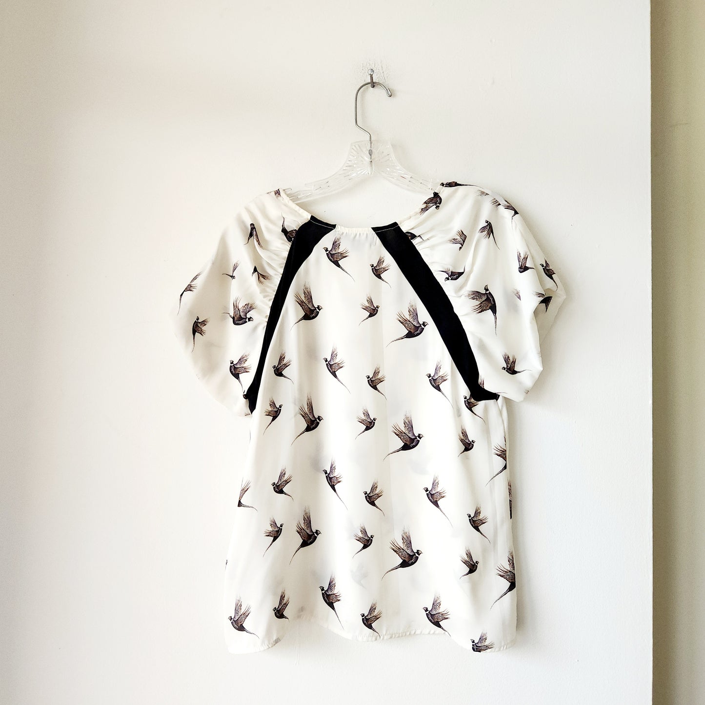Cory Pheasant Print Top - XS