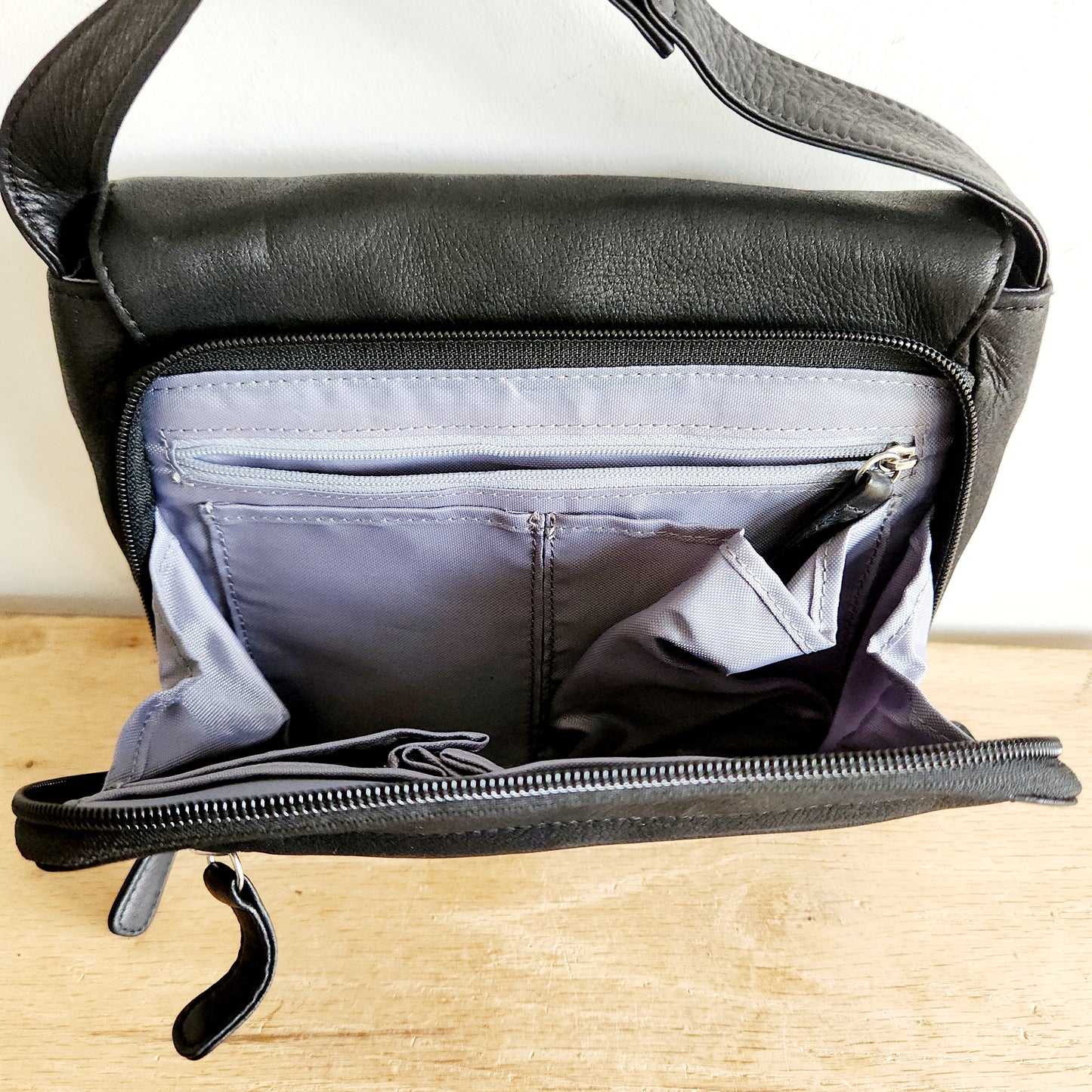 Osgood Marley Leather RFID Travel Crossbody Purse