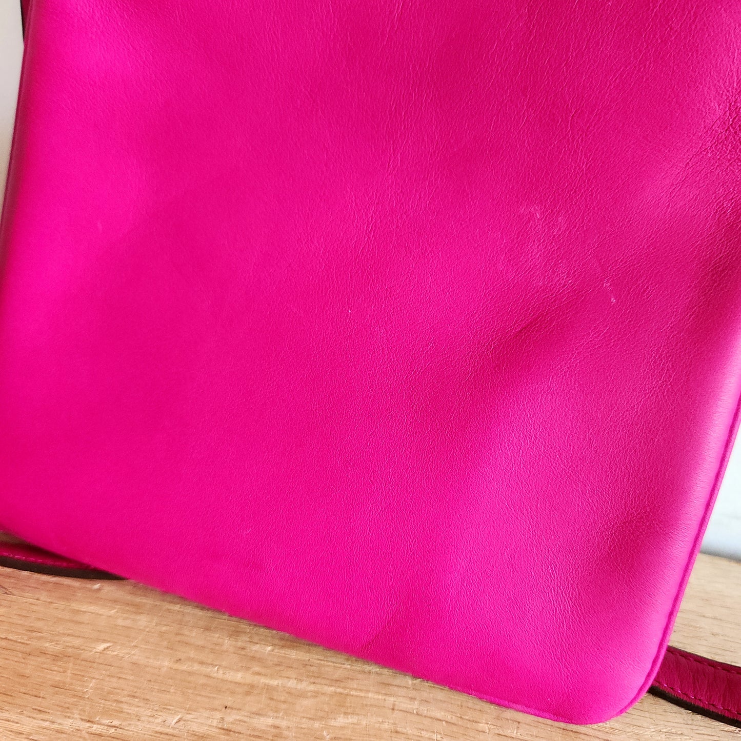 Coach Hot Pink Leather Crossbody Purse
