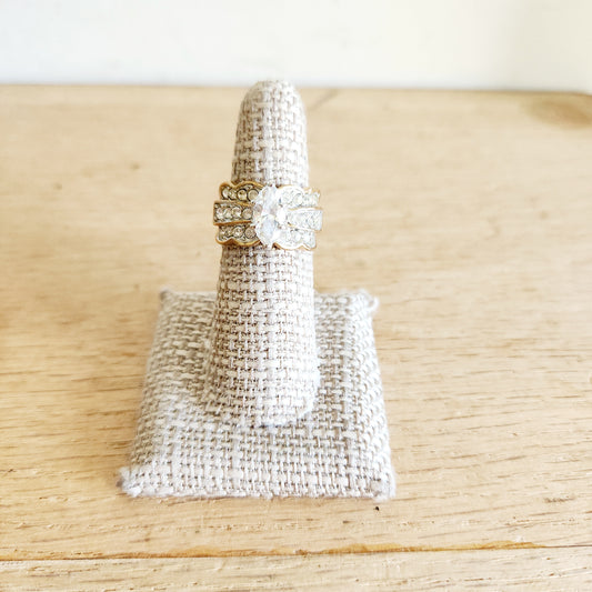 18KGE Sparkle Ring - size 7