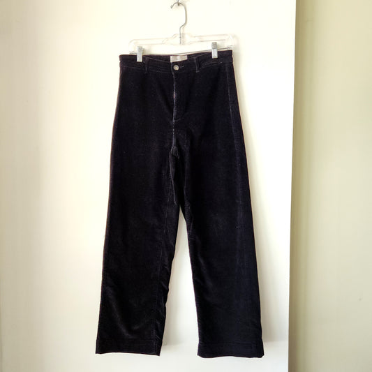Everlane Black High Rise Corduroy Pants - size 8