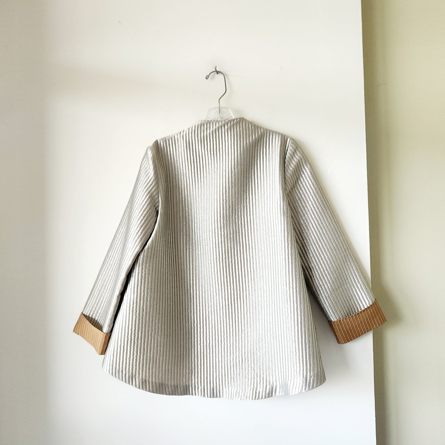 I.C. by Connie K Metallic Asymmetrical Jacket - S
