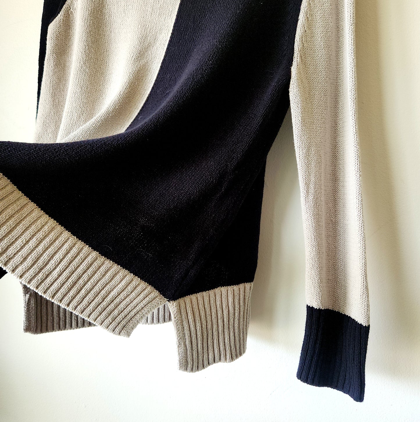 Habitat Clothes Two Tone Sweater - XS