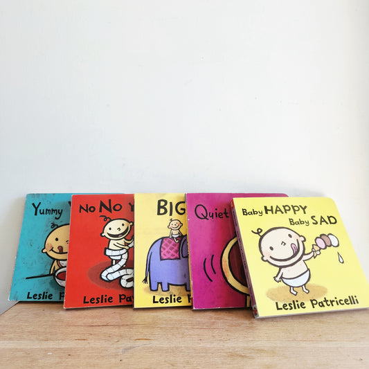 Leslie Patricelli Baby Board Books Set of 5