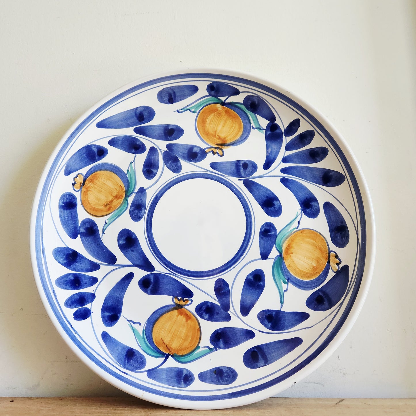 Desuir Italian Pottery Serving Plate 15"