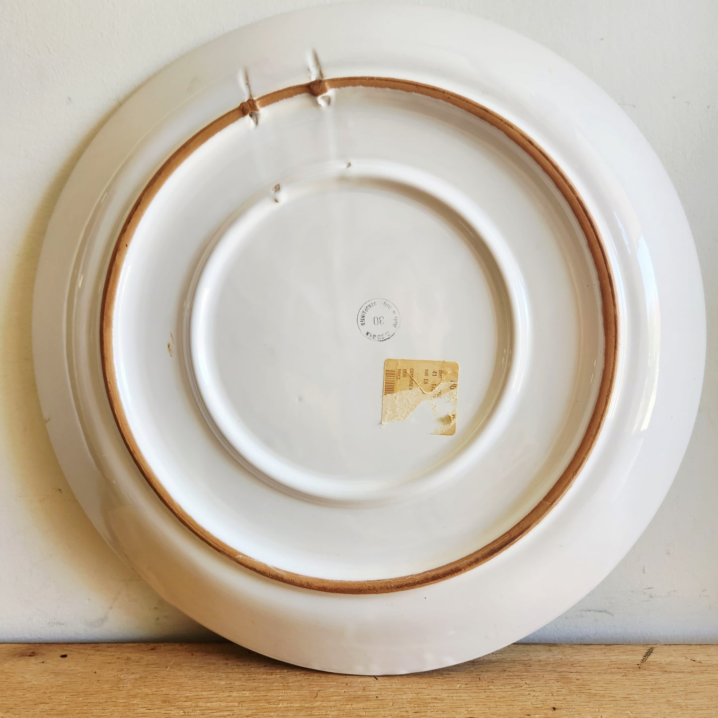 Desuir Italian Pottery Serving Plate 15"